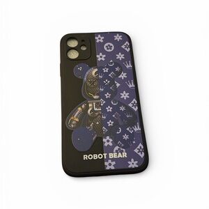 Robot Bear Blue Phone Case iPhone 11